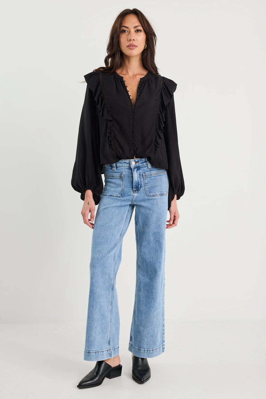 IVY + JACK Integrity Top Black