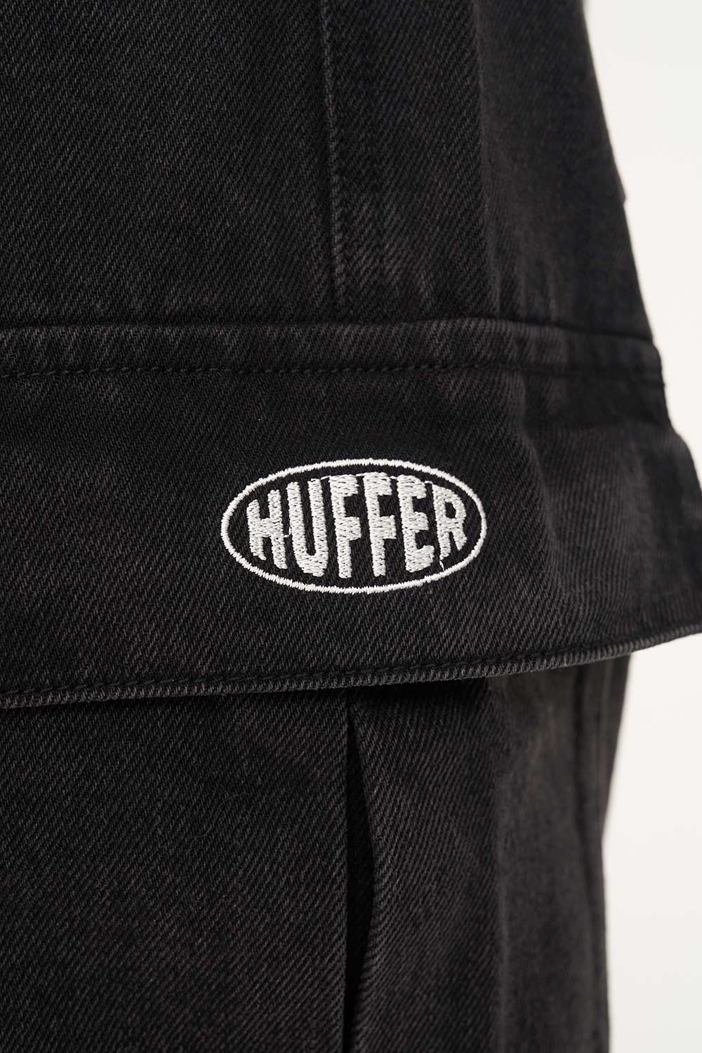 HUFFER Xtra Baggy Cargo Short Black Wash