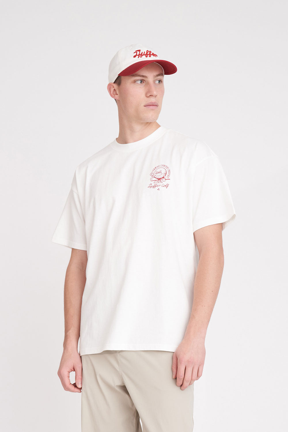 HUFFER Zero Putts Block Tee