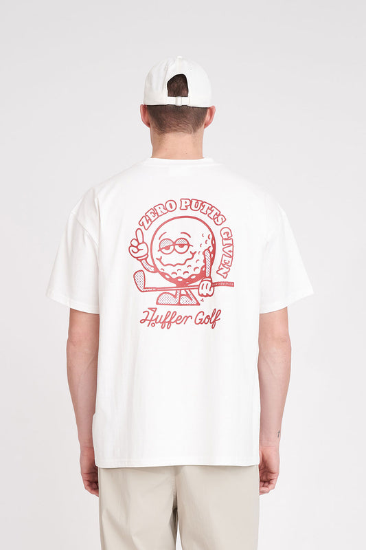 HUFFER Zero Putts Block Tee