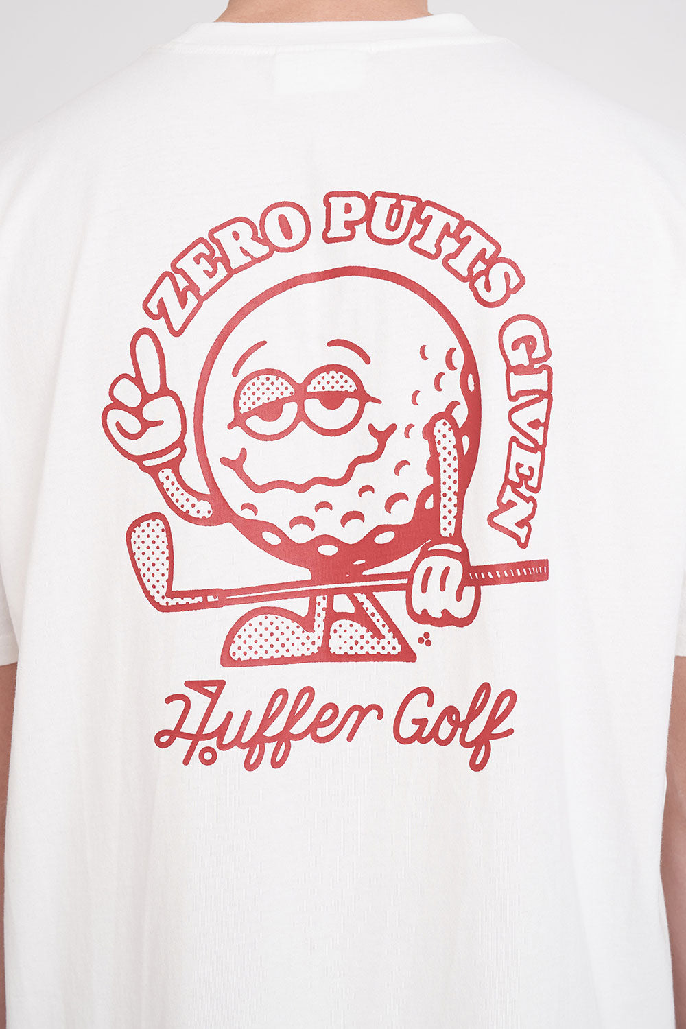 HUFFER Zero Putts Block Tee