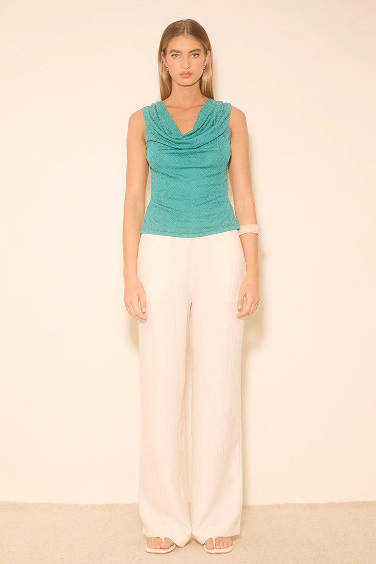 MON RENN Nola Top Teal