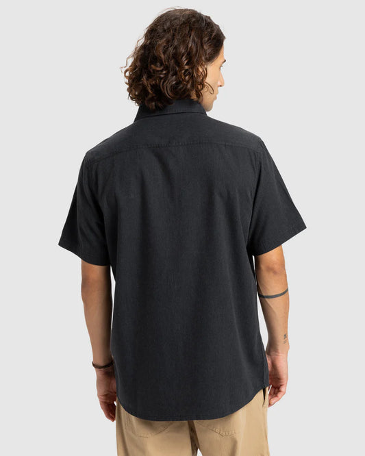 QUIKSILVER Premium Stretch Short Sleeve Shirt Black
