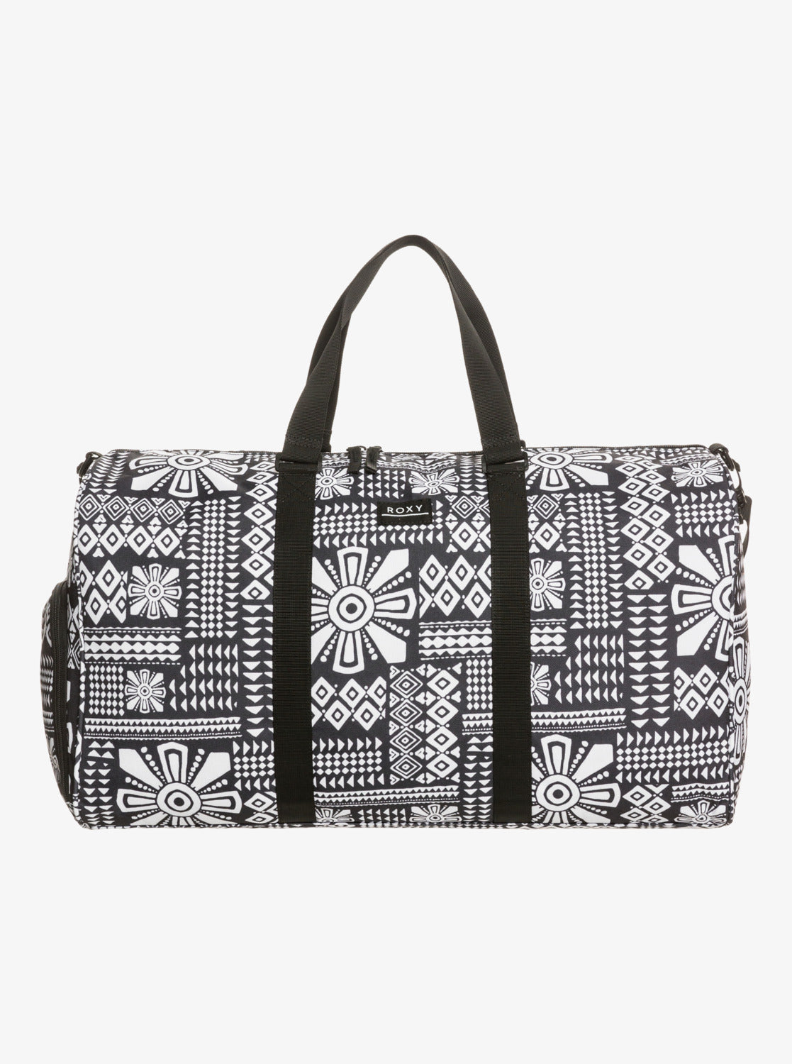 Roxy Pumpkin Spice Weekender Travel Bag Black/White Print