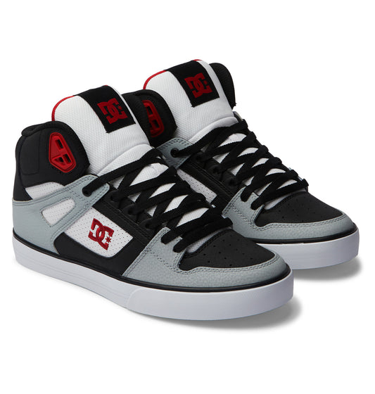 DC SHOES Pure High Top Black/Red/Grey