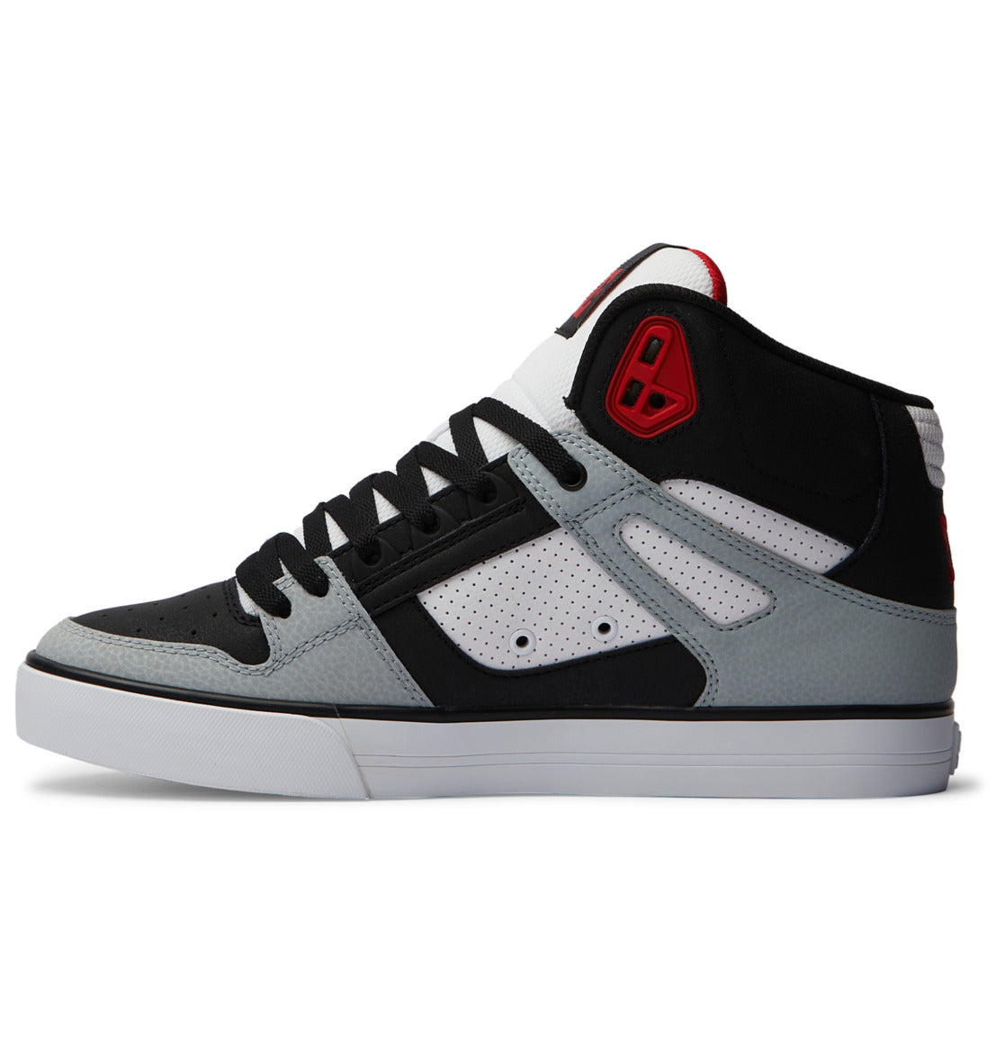 DC SHOES Pure High Top Black/Red/Grey
