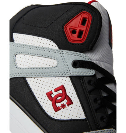 DC SHOES Pure High Top Black/Red/Grey