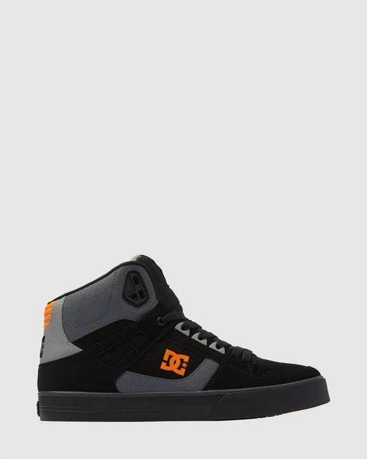 DC SHOES Pure High Top Shoe Black/Orange