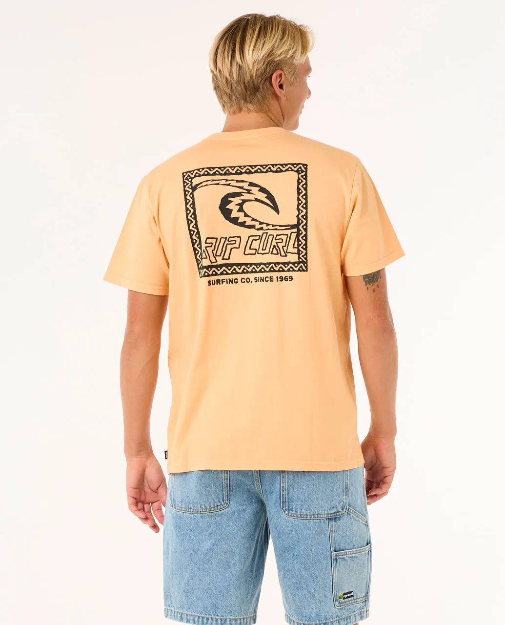 RIP CURL Raw Energy Trad Tee Mandarin Zest