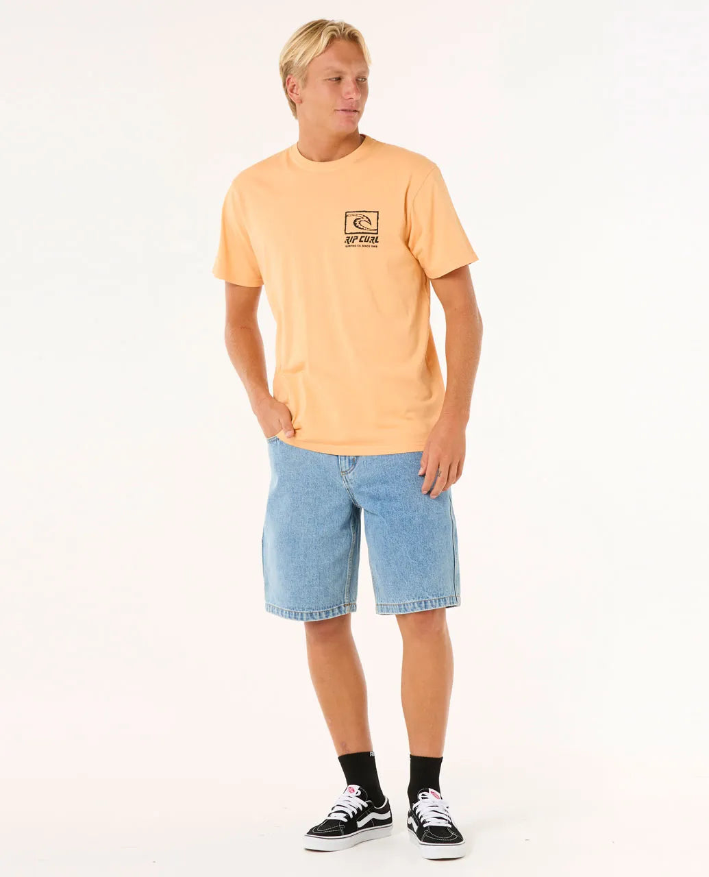 RIP CURL Raw Energy Trad Tee Mandarin Zest