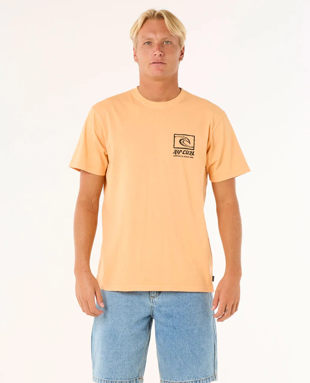 RIP CURL Raw Energy Trad Tee Mandarin Zest