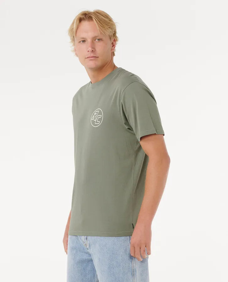 RIP CURL RC Tee Cactus Green