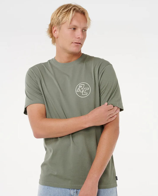 RIP CURL RC Tee Cactus Green
