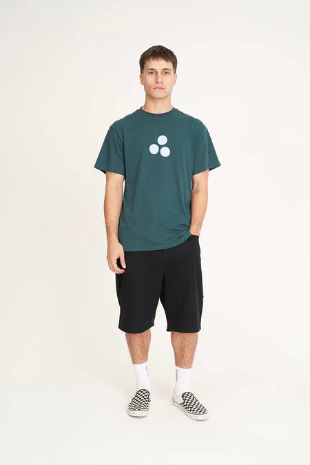 HUFFER MT Ruapehu Tee Emerald