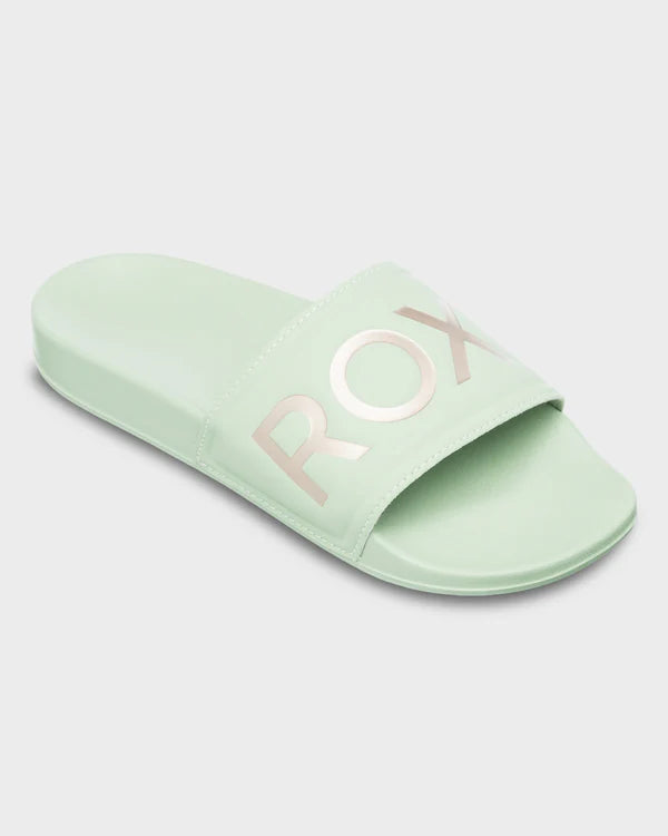 ROXY Womens Slippy Slide Green