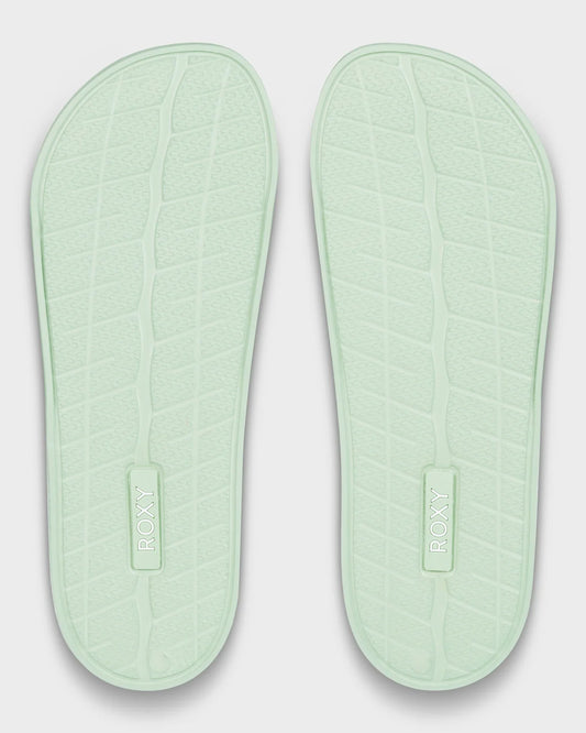 ROXY Womens Slippy Slide Green