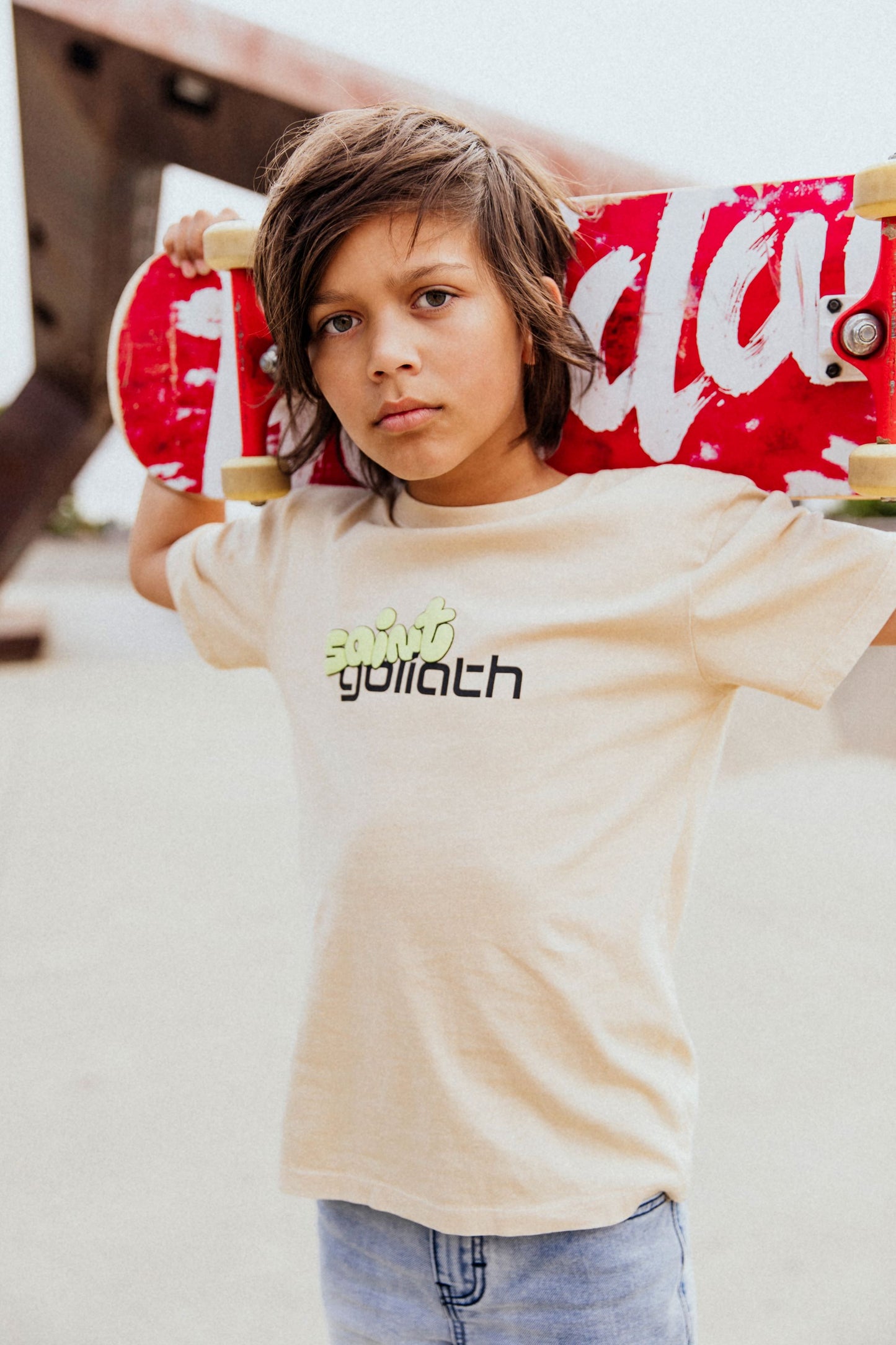 ST GOLIATH Bubble Text Tee 8-14 Years