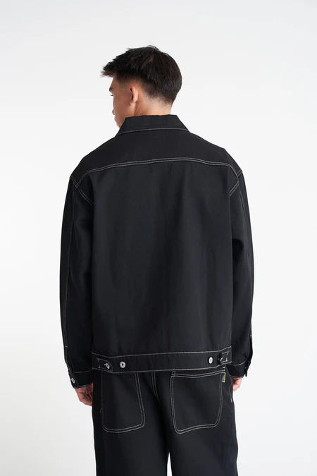 HUFFER Stage Denim Jacket Black