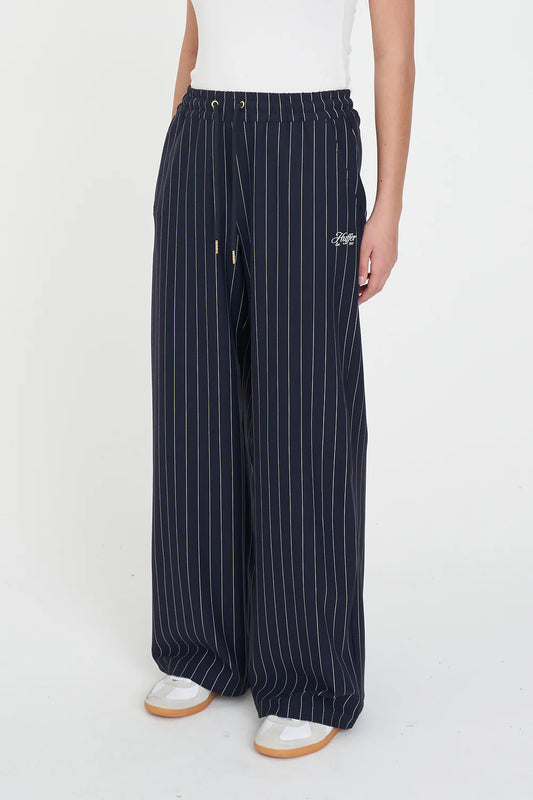 HUFFER Stripe Hailey Trackpant Navy