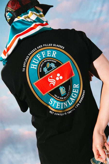 HUFFER X STEINLAGER Offload Sup Tee Black