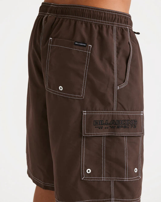 BILLABONG Throw On Boardshort Dark Brown