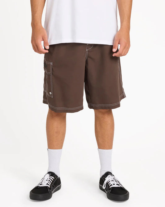 BILLABONG Throw On Boardshort Dark Brown