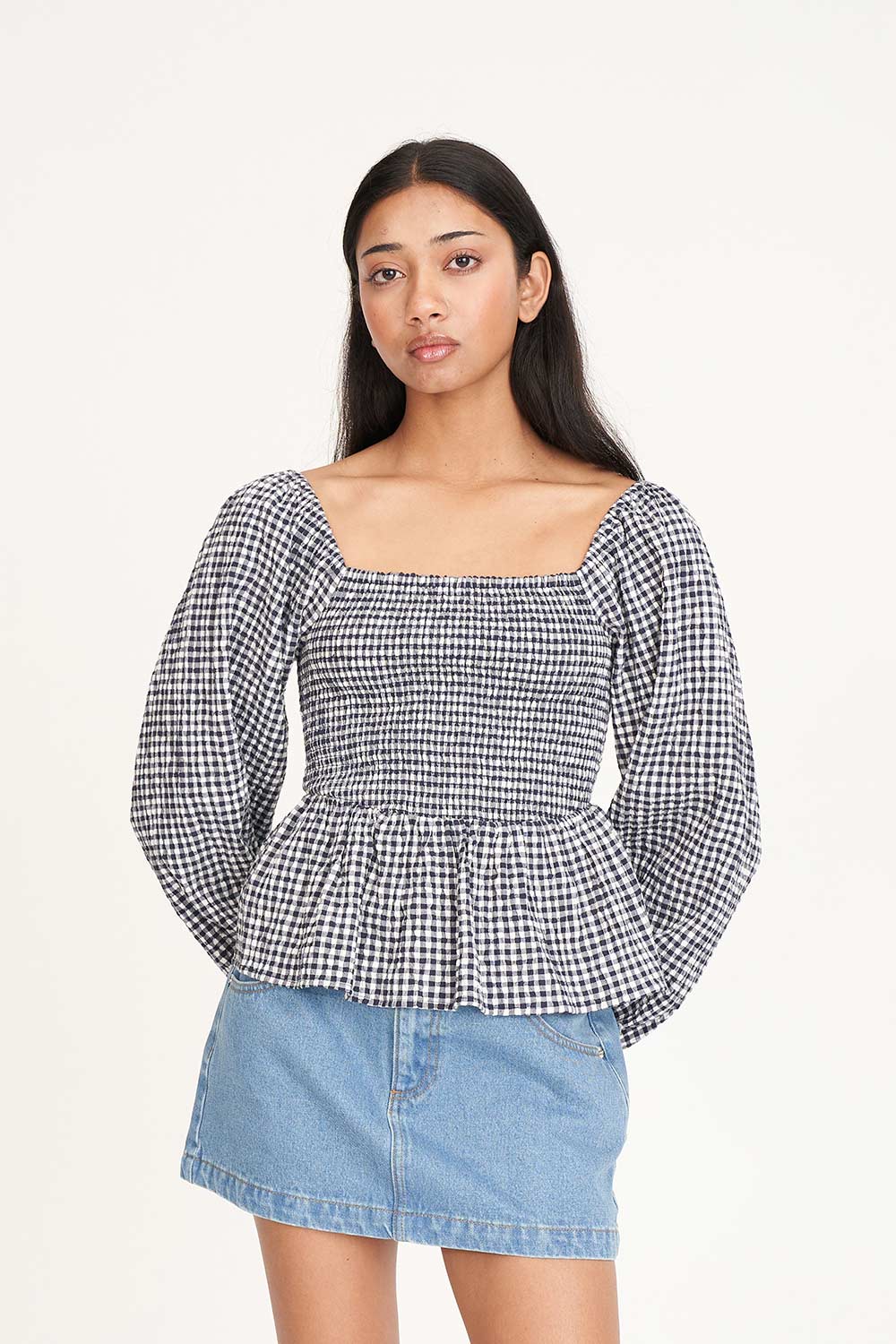 HUFFER Catalina Lover Top Navy/Chalk