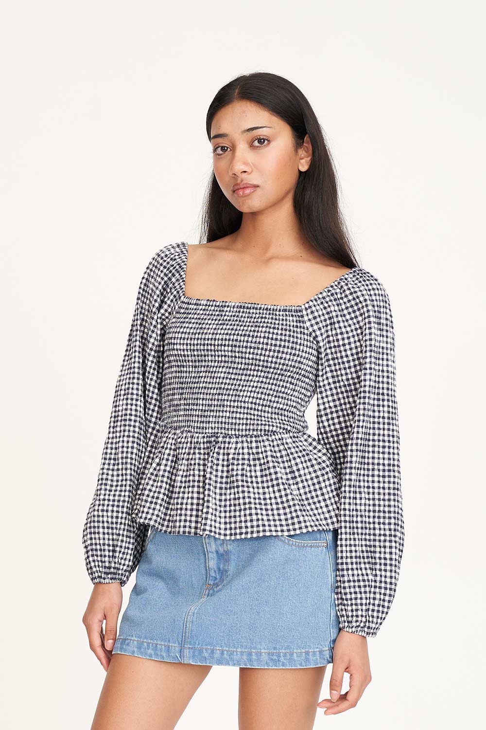 HUFFER Catalina Lover Top Navy/Chalk