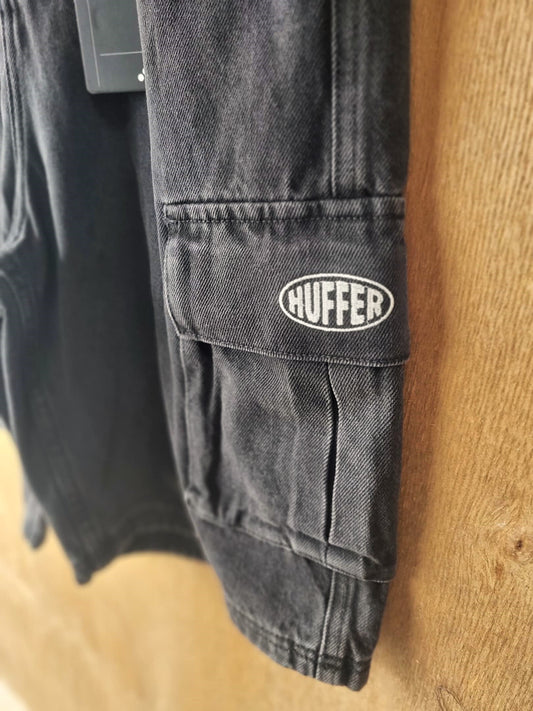 HUFFER Xtra Baggy Cargo Short Black Wash