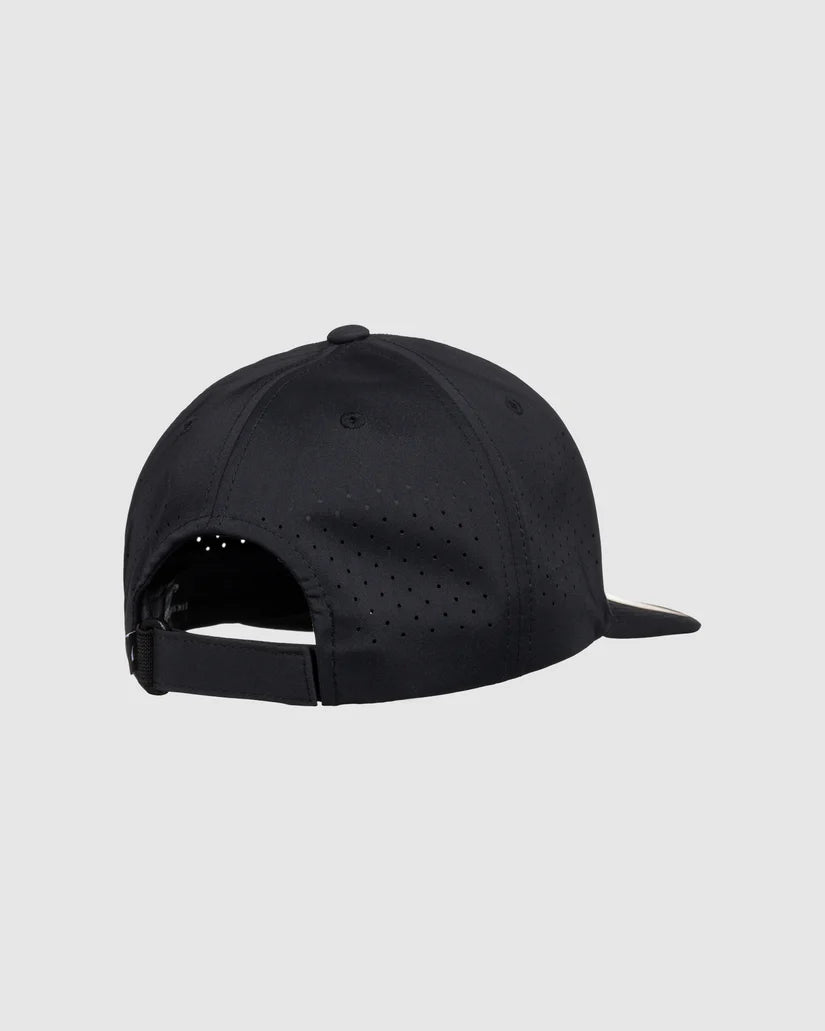QUIKSILVER Adapted Flexfit Adjustabe Cap Black