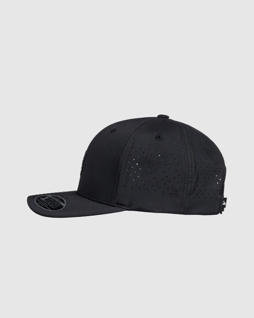 QUIKSILVER Adapted Flexfit Adjustabe Cap Black