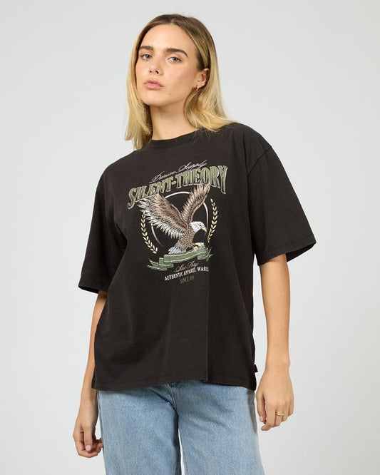 SILENT THEORY Airborne Tee Black