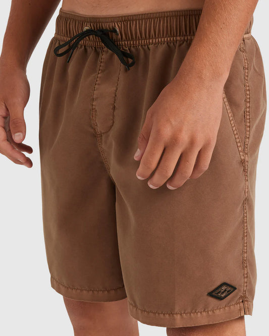 BILLABONG All Day Overdye Layback Short Tabacco