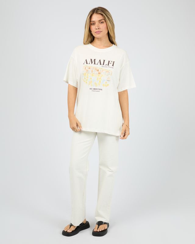 ALL ABOUT EVE Amalfi Relaxed Tee Vintage White