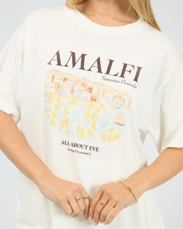 ALL ABOUT EVE Amalfi Relaxed Tee Vintage White