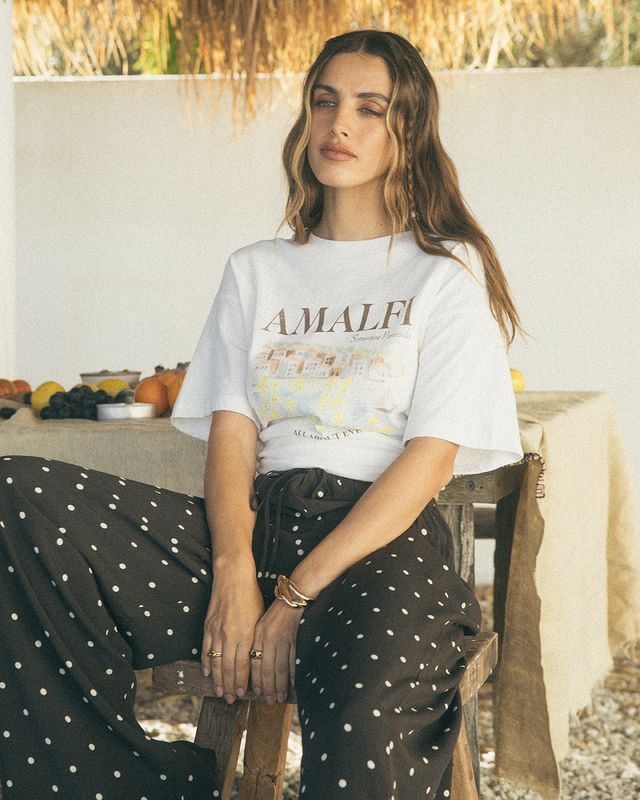 ALL ABOUT EVE Amalfi Relaxed Tee Vintage White