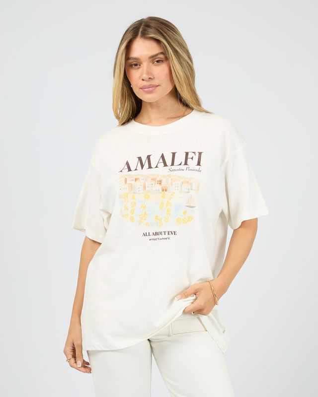 ALL ABOUT EVE Amalfi Relaxed Tee Vintage White