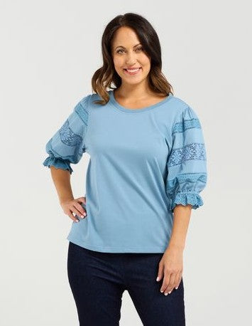 SEDUCE Amber Top Blue