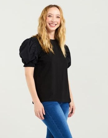 ZAFINA Amelia Top Black