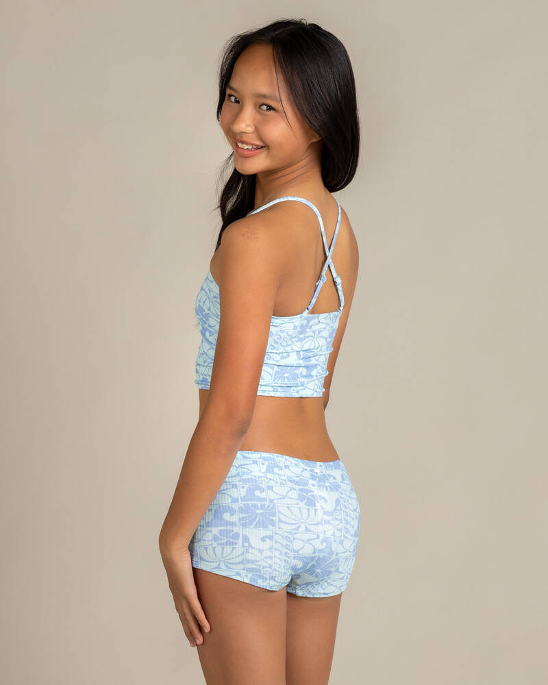 RIP CURL AOTS Oceanic Rib Tankini Set 8-14 years