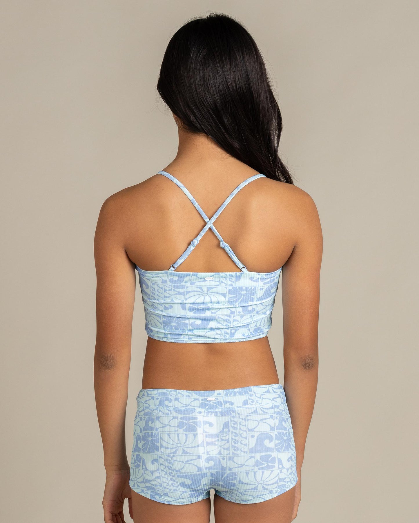 RIP CURL AOTS Oceanic Rib Tankini Set 8-14 years