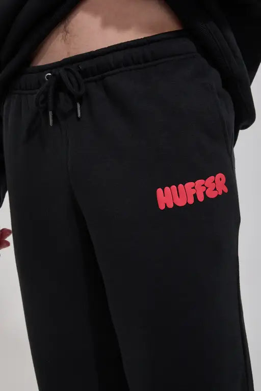 HUFFER Mens Arcade Juicy Trackpant Basalt Black