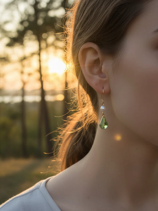 TWIGG JEWELLERY Ataahua Droplet Earrings