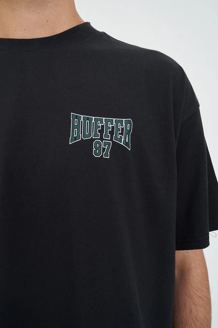 HUFFER Attain Block Tee Basalt
