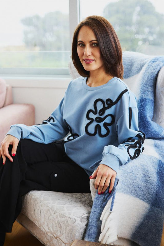 SEDUCE Aurelia Sweater Blue