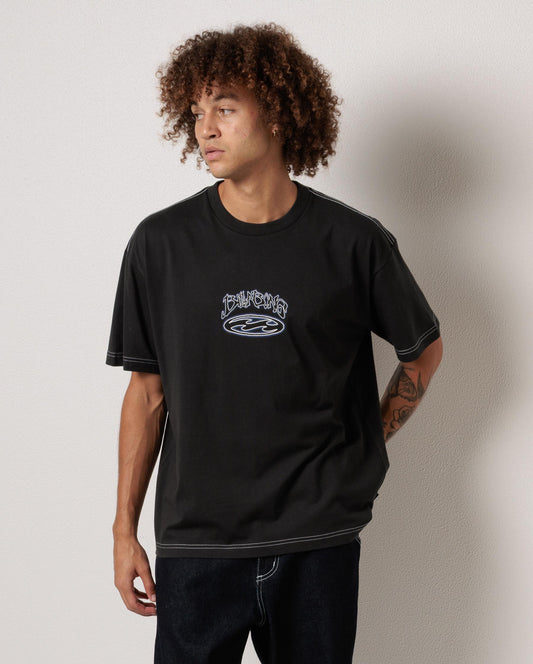 BILLABONG Bad Dog OG Tee Washed Black