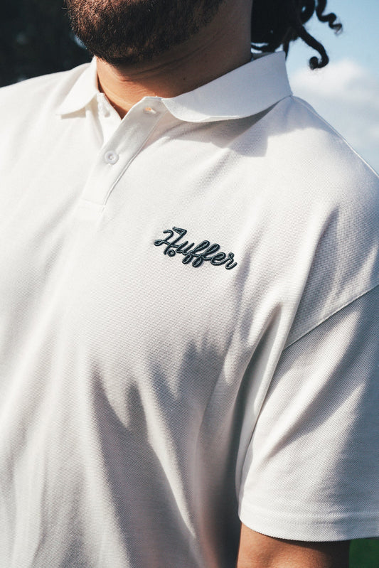 HUFFER GOLF Ballsy Polo Shirt Basalt