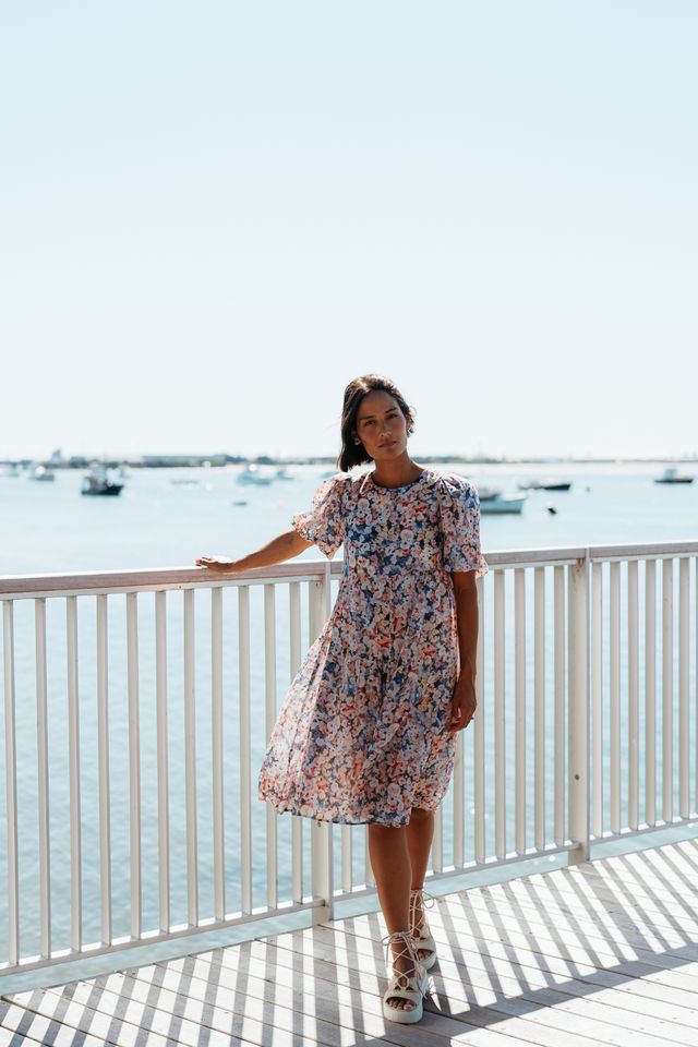 ET ALIA Becks Dress Poppy Patch
