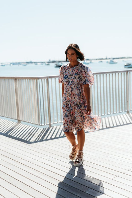 ET ALIA Becks Dress Poppy Patch