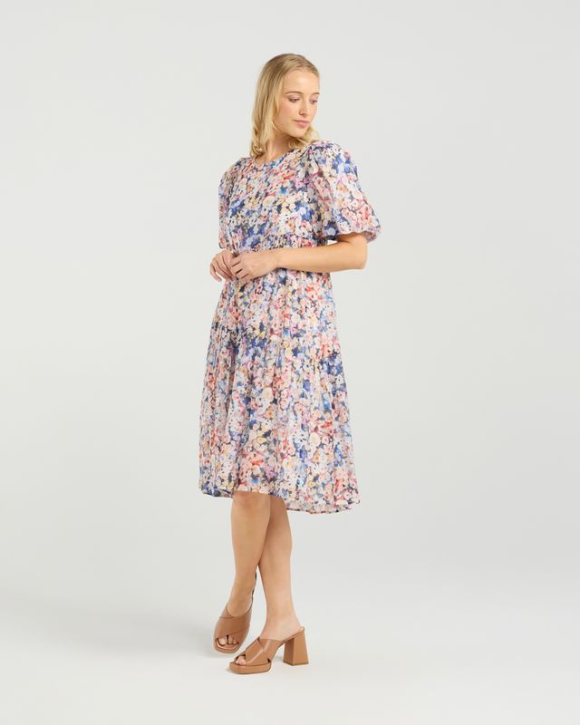ET ALIA Becks Dress Poppy Patch